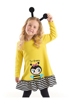 Denokids Sukienka w kolorze żółtym ze sklepu Limango Polska w kategorii Sukienki dziewczęce - zdjęcie 187721111