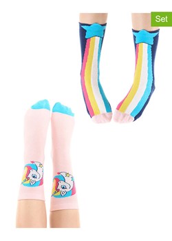 Denokids Skarpety (2 pary) &quot;Rainbow Star&quot; ze wzorem ze sklepu Limango Polska w kategorii Skarpetki dziecięce - zdjęcie 187721202
