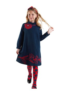 Denokids Sukienka w kolorze granatowym ze sklepu Limango Polska w kategorii Sukienki dziewczęce - zdjęcie 187721892