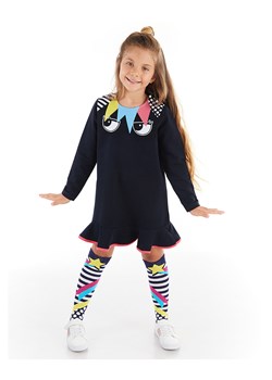 Denokids 2-częściowy zestaw &quot;Eyes&quot; w kolorze czarnym ze wzorem ze sklepu Limango Polska w kategorii Sukienki dziewczęce - zdjęcie 187722372