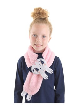 Denokids Szal &quot;Cat&quot; w kolorze jasnoróżowym ze sklepu Limango Polska w kategorii Szaliki dziecięce - zdjęcie 187722484