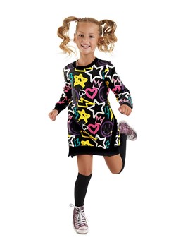 Denokids Sukienka &quot;Street Style&quot; w kolorze czarnym ze sklepu Limango Polska w kategorii Sukienki dziewczęce - zdjęcie 187722573
