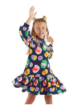 Denokids Sukienka &quot;Flowers Girl&quot; w kolorze granatowym ze sklepu Limango Polska w kategorii Sukienki dziewczęce - zdjęcie 187722630