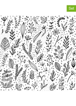 ppd Serwetki (40 szt.) &quot;Pure Leaflet&quot; w kolorze białym ze sklepu Limango Polska w kategorii Akcesoria kuchenne - zdjęcie 187723872