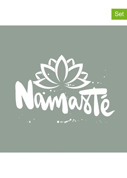 ppd Serwetki (40 szt.) &quot;Namaste&quot; w kolorze szarym ze sklepu Limango Polska w kategorii Akcesoria kuchenne - zdjęcie 187723874