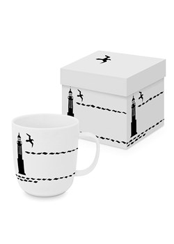 ppd Kubek jumbo &quot;Atelier Vague&quot; w kolorze biało-czarnym - 350 ml ze sklepu Limango Polska w kategorii Naczynia - zdjęcie 187723882