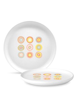ppd Talerz obiadowy &quot;Bubbles&quot; w kolorze białym ze wzorem - Ø 27 cm ze sklepu Limango Polska w kategorii Naczynia - zdjęcie 187723884