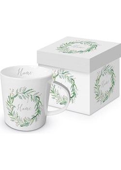 ppd Kubek jumbo &quot;Home&quot; w kolorze zielono-białym - 350 ml ze sklepu Limango Polska w kategorii Naczynia - zdjęcie 187723944