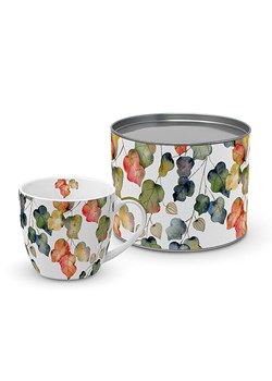 ppd Kubek jumbo &apos;&apos;Bright Fall&apos;&apos; w kolorze białym ze wzorem - 400 ml ze sklepu Limango Polska w kategorii Naczynia - zdjęcie 187723990