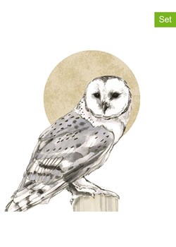 ppd Serwetki (40 szt.) &quot;Yvette&quot; w kolorze beżowo-białym ze sklepu Limango Polska w kategorii Akcesoria kuchenne - zdjęcie 187724002