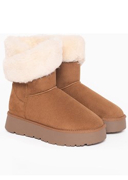ISLAND BOOT Botki zimowe "Arine" w kolorze jasnobrązowym ze sklepu Limango Polska w kategorii Śniegowce damskie - zdjęcie 187725710