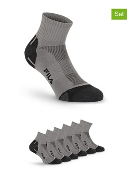 Fila Skarpety (6 par) w kolorze szarym ze sklepu Limango Polska w kategorii Skarpetki męskie - zdjęcie 187725943