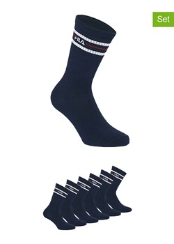 Fila Skarpety (6 par) w kolorze granatowym ze sklepu Limango Polska w kategorii Skarpetki męskie - zdjęcie 187726004