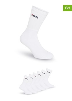 Fila Skarpety (6 par) w kolorze białym do tenisa ze sklepu Limango Polska w kategorii Skarpetki męskie - zdjęcie 187726094
