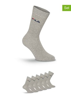 Fila Skarpety (6 par) w kolorze szarym ze sklepu Limango Polska w kategorii Skarpetki męskie - zdjęcie 187726134