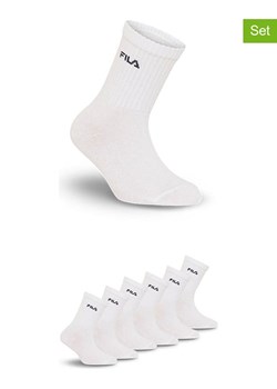 Fila Skarpety (6 par) w kolorze białym ze sklepu Limango Polska w kategorii Skarpetki dziecięce - zdjęcie 187726151