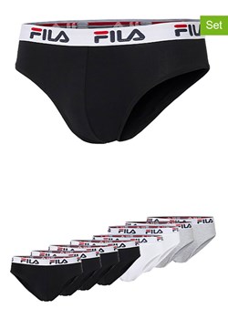 Fila Slipy (8 par) w kolorze białym, czarnym i szarym ze sklepu Limango Polska w kategorii Majtki męskie - zdjęcie 187726621