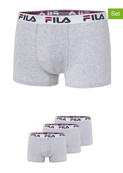 Fila Bokserki (3 pary) w kolorze szarym ze sklepu Limango Polska w kategorii Majtki męskie - zdjęcie 187726654