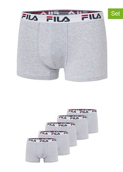 Fila Bokserki (5 par) w kolorze szarym ze sklepu Limango Polska w kategorii Majtki męskie - zdjęcie 187726672