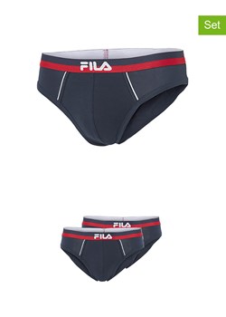 Fila Slipy (2 pary) w kolorze granatowym ze sklepu Limango Polska w kategorii Majtki męskie - zdjęcie 187726694