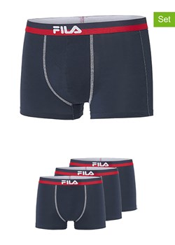 Fila Bokserki (3 pary) w kolorze granatowym ze sklepu Limango Polska w kategorii Majtki męskie - zdjęcie 187726713