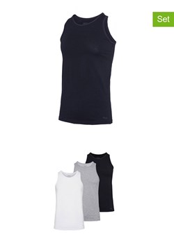 Fila Podkoszulki (3 szt.) w kolorze czarnym, białym i szarym ze sklepu Limango Polska w kategorii Podkoszulki męskie - zdjęcie 187726764