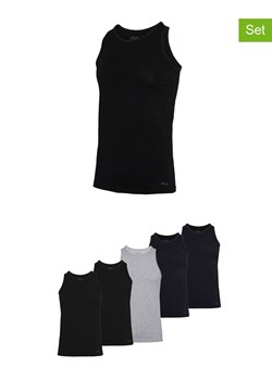 Fila Podkoszulki (5 szt.) w kolorze czarnym, granatowym i szarym ze sklepu Limango Polska w kategorii Podkoszulki męskie - zdjęcie 187726783