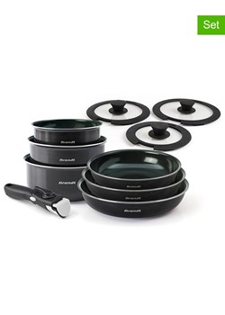 Brandt 10-częściowy zestaw w kolorze czarnym ze sklepu Limango Polska w kategorii Garnki - zdjęcie 187727062