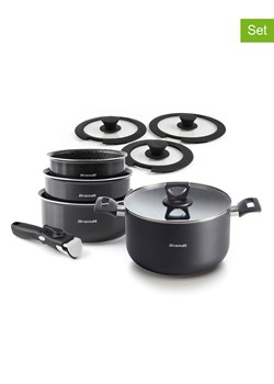 Brandt 9-częściowy zestaw w kolorze czarnym ze sklepu Limango Polska w kategorii Garnki - zdjęcie 187727082
