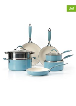 Brandt 10-częściowy zestaw w kolorze błękitnym ze sklepu Limango Polska w kategorii Garnki - zdjęcie 187727113