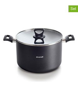 Brandt 2-częściowy zestaw w kolorze czarnym - Ø 26 cm ze sklepu Limango Polska w kategorii Garnki - zdjęcie 187727160
