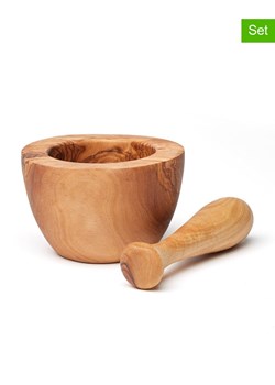 Brandt 2-częściowy zestaw w kolorze jasnobrązowym - Ø 12 cm ze sklepu Limango Polska w kategorii Akcesoria kuchenne - zdjęcie 187727553