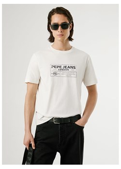 Pepe Jeans Koszulka &quot;Tharky&quot; w kolorze kremowym ze sklepu Limango Polska w kategorii T-shirty męskie - zdjęcie 187727660