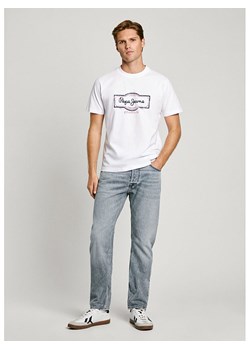 Pepe Jeans Koszulka &quot;Daxton&quot; w kolorze białym ze sklepu Limango Polska w kategorii T-shirty męskie - zdjęcie 187727864