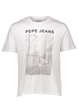 Pepe Jeans Koszulka w kolorze białym ze sklepu Limango Polska w kategorii T-shirty męskie - zdjęcie 187727953