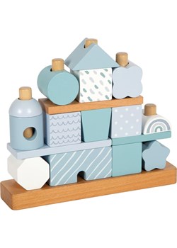 small foot Domek w kolorze błękitnym do układania - 12 m+ ze sklepu Limango Polska w kategorii Zabawki - zdjęcie 187730891