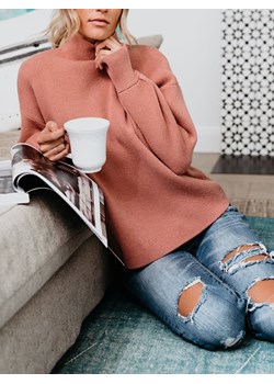 LA Angels Sweter w kolorze łososiowym ze sklepu Limango Polska w kategorii Swetry damskie - zdjęcie 187732792