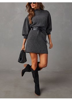 LA Angels Sukienka dzianinowa w kolorze antracytowym ze sklepu Limango Polska w kategorii Sukienki - zdjęcie 187733674