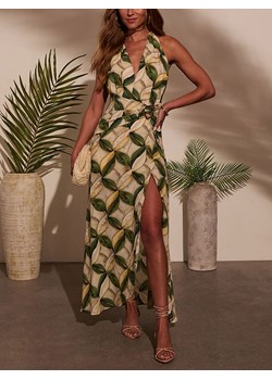 LA Angels Sukienka w kolorze beżowo-ciemnozielonym ze sklepu Limango Polska w kategorii Sukienki - zdjęcie 187734393
