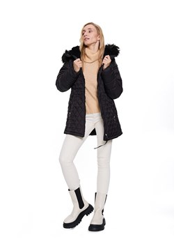 Bébé Kurtka zimowa w kolorze czarnym ze sklepu Limango Polska w kategorii Kurtki damskie - zdjęcie 187735804