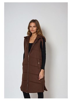 Steve Madden Kamizelka pikowana w kolorze brązowym ze sklepu Limango Polska w kategorii Kamizelki damskie - zdjęcie 187736420