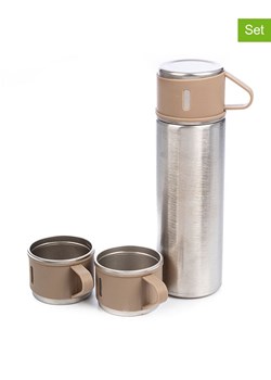 DAM 4-częściowy zestaw w kolorze szarobrązowym ze sklepu Limango Polska w kategorii Kubki termiczne - zdjęcie 187738632