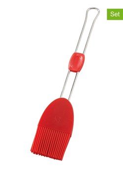 Dr. Oetker Pędzle cukiernicze (2 szt.) &quot;Flexxible&quot; w kolorze czerwonym - 26 cm ze sklepu Limango Polska w kategorii Akcesoria kuchenne - zdjęcie 187739094