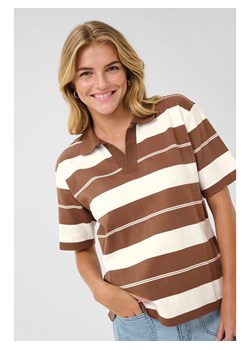 Kaffe Koszulka w kolorze kremowo-brązowym ze sklepu Limango Polska w kategorii Bluzki damskie - zdjęcie 187740791