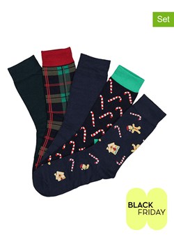 Jack &amp; Jones Skarpety (5 par) w kolorze granatowym ze sklepu Limango Polska w kategorii Skarpetki męskie - zdjęcie 187741032