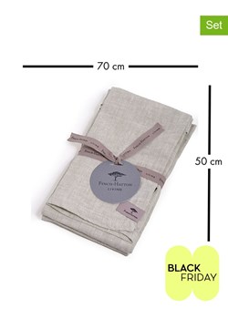 FYNCH-HATTON Ręczniki kuchenne (2 szt.) &quot;Knysna&quot; w kolorze szarobrązowym - 70 x 50 cm ze sklepu Limango Polska w kategorii Ścierki kuchenne - zdjęcie 187741141