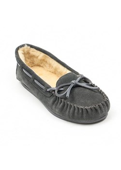 NICEBAY Skórzane mokasyny &quot;Tauriel&quot; w kolorze szarym ze sklepu Limango Polska w kategorii Mokasyny damskie - zdjęcie 187743032