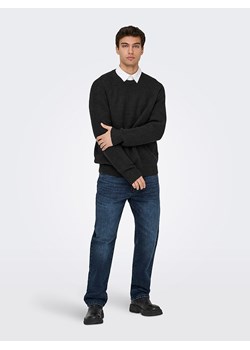 ONLY &amp; SONS Sweter &quot;Dale&quot; w kolorze czarnym ze sklepu Limango Polska w kategorii Swetry męskie - zdjęcie 187743542