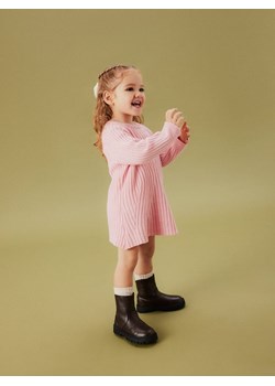 name it Sukienka dzianinowa &quot;Rikine&quot; w kolorze jasnoróżowym ze sklepu Limango Polska w kategorii Sukienki dziewczęce - zdjęcie 187743913
