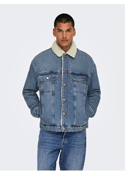 ONLY &amp; SONS Kurtka dżinsowa &quot;Wilson&quot; w kolorze niebieskim ze sklepu Limango Polska w kategorii Kurtki męskie - zdjęcie 187743940